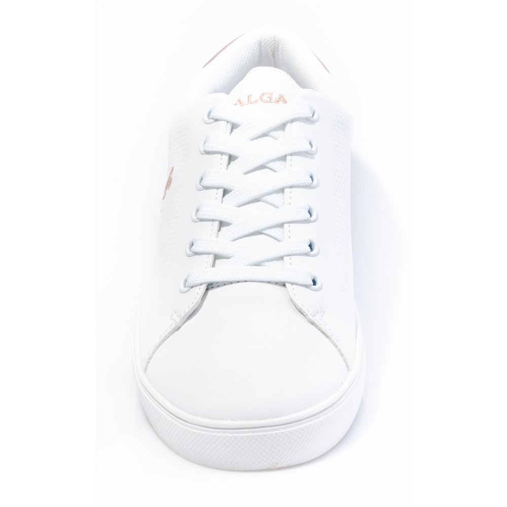 Γυναικεία Sneakers K17006711948 Λευκό-Χρυσό - Image 3