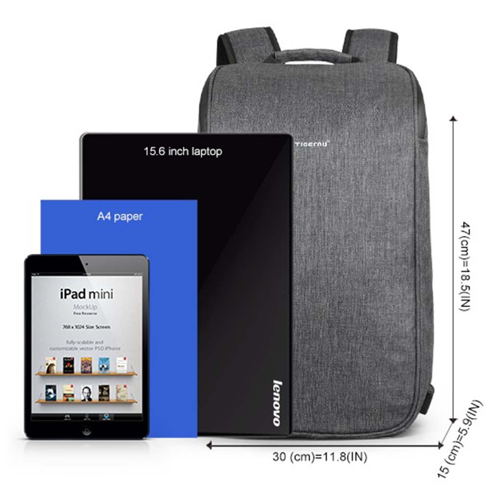 Ανδρικό Backpack Tigernu 1-3385 Γκρι - Image 11