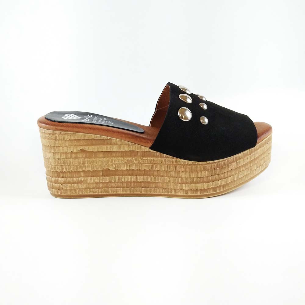 Γυναικεία Flatforms Marila 748-20087 Μαύρα