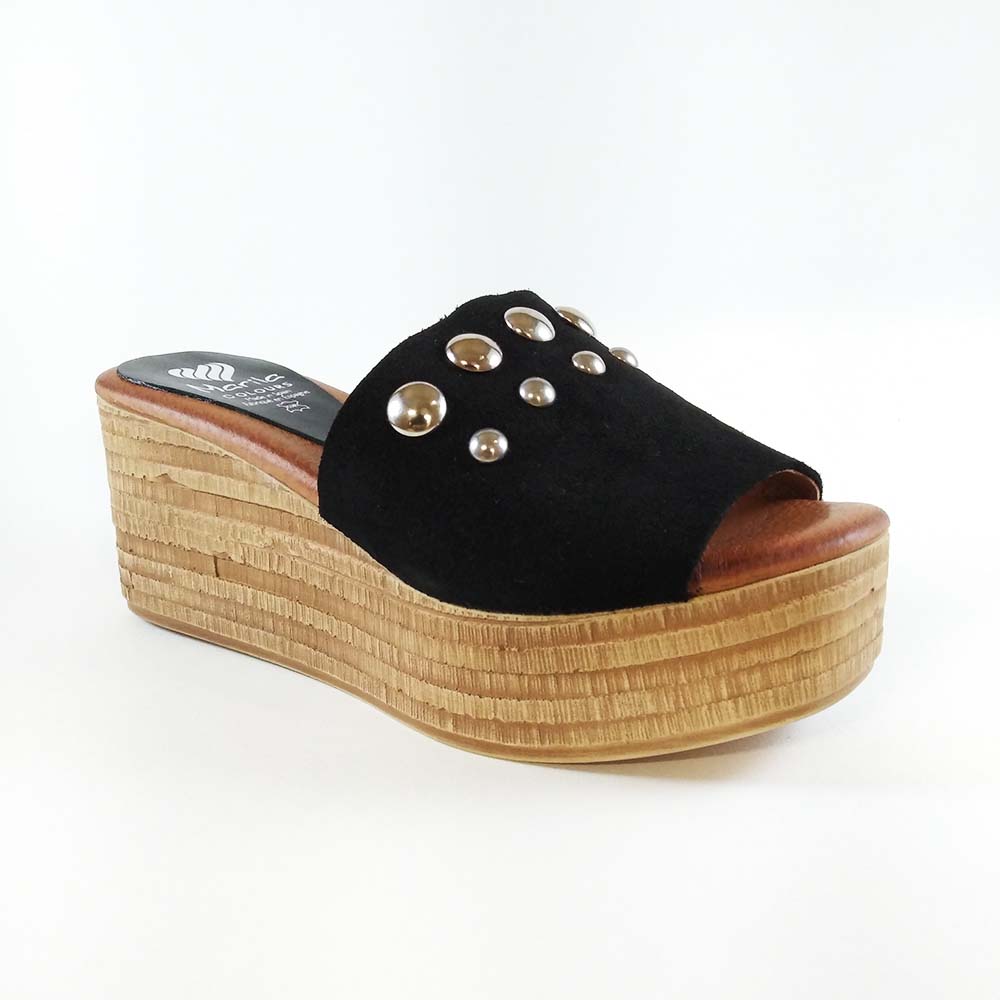 Γυναικεία Flatforms Marila 748-20087 Μαύρα