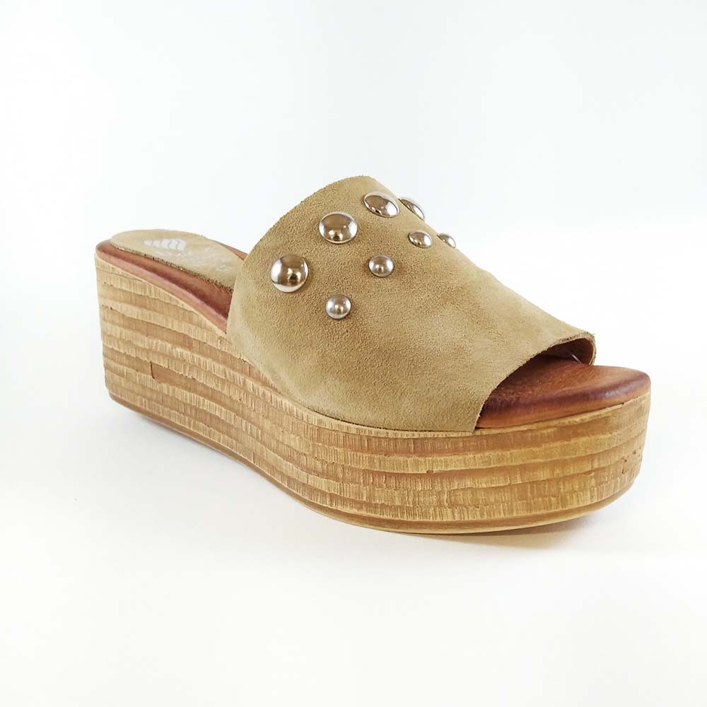 Γυναικεία Flatforms Marila 748-20087 Μπεζ