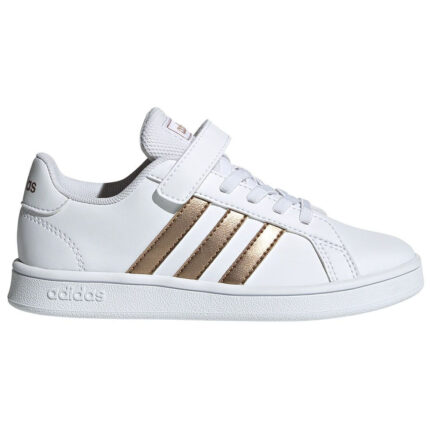 Παιδικά Sneakers Adidas Grand court c EF0107 Λευκό - Χρυσό