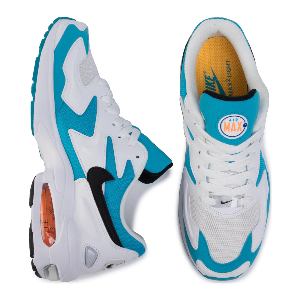 Ανδρικά Sneakers Nike Air Max 2 Light AO1741-100 Λευκό-Γαλάζιο