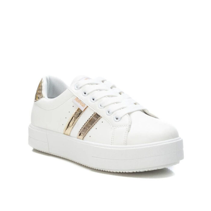 Γυναικεία Sneakers Παπούτσια REFRESH 72863 Λευκό-Χρυσό