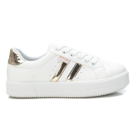 Γυναικεία Sneakers Παπούτσια REFRESH 72863 Λευκό-Χρυσό