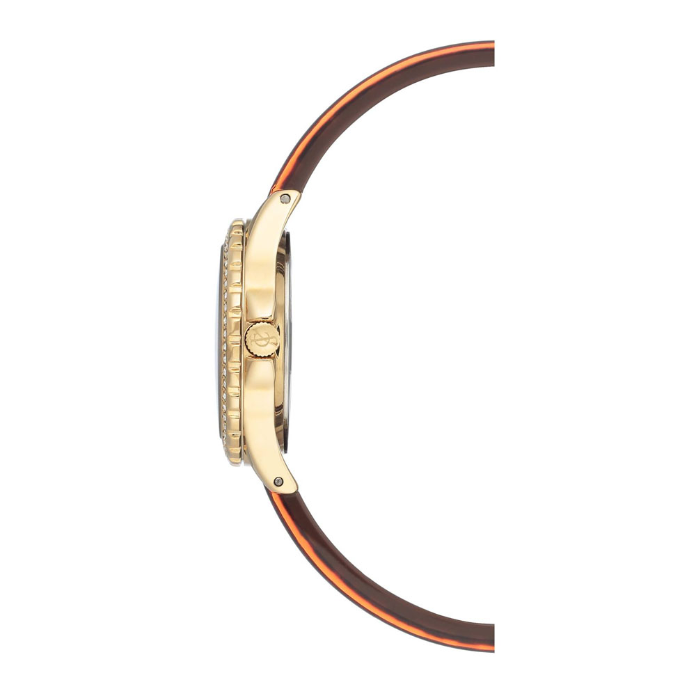 Γυναικείο Ρολόι Juicy Couture JC/1068BKBN Χρυσό