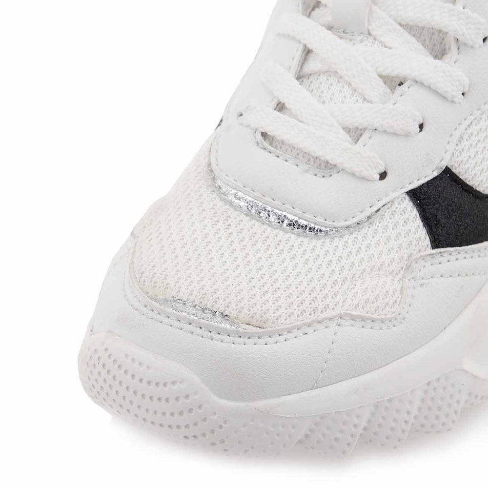 Γυναικεία Sneakers SEVEN N114U358362P Λευκά-Μαύρα