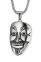 Μενταγιόν N04230 V for Vendetta Ατσάλι Ασημί