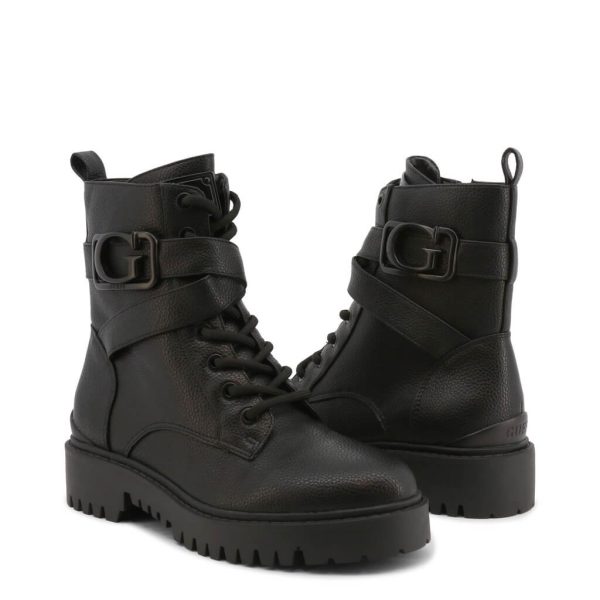 Γυναικεία Μποτάκια Guess FL8ONA Μαύρα