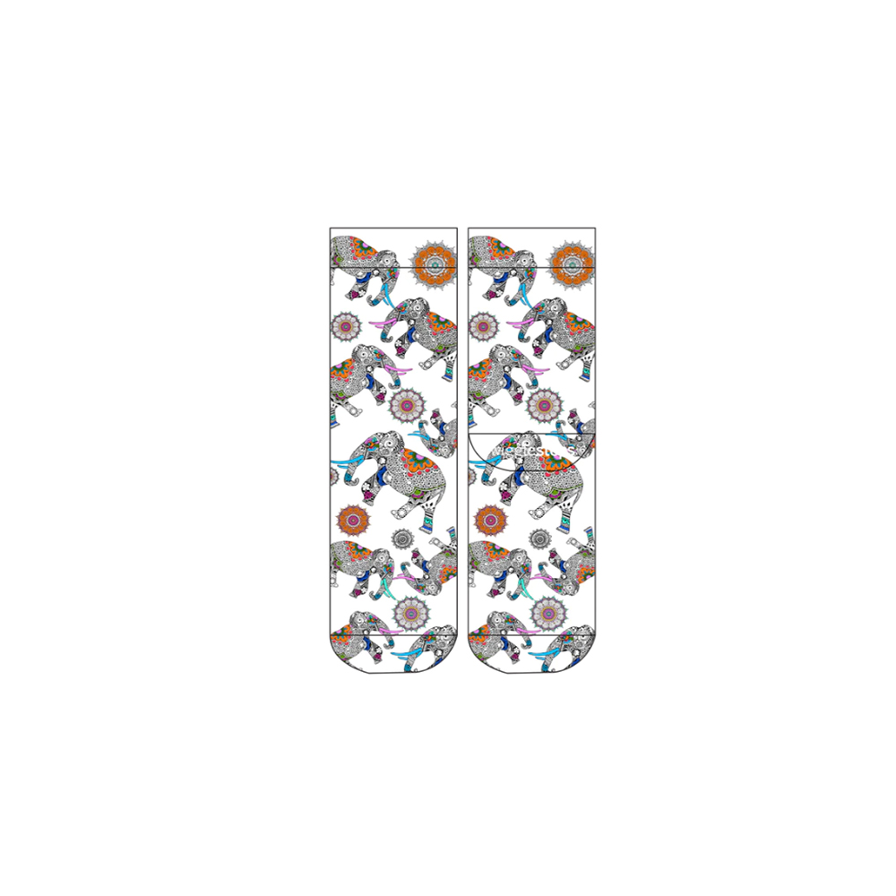 Wigglesteps Καλτσες MANDALA ELEPHANTS - Image 2